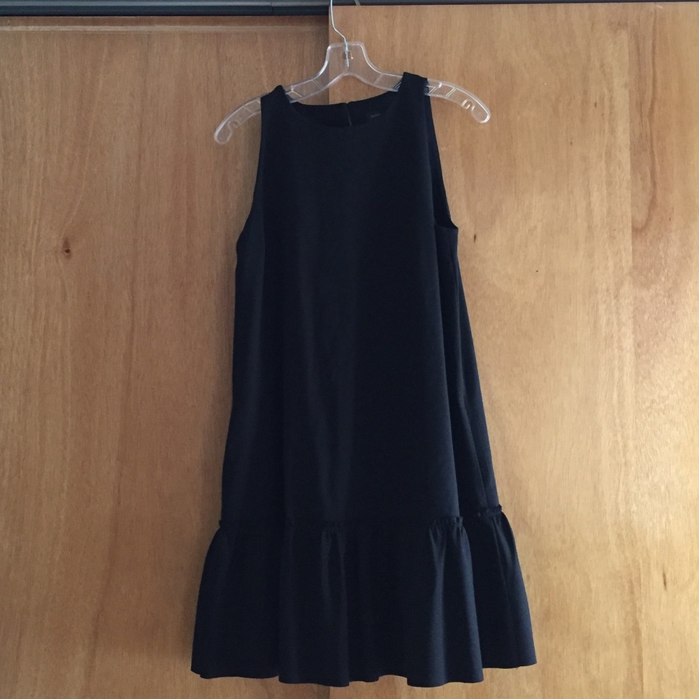 Banana republic drop waist black dress